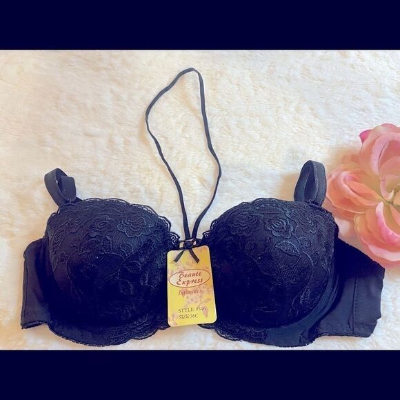 💥 Beauty Express Full Cup Sexy Push Up Bras 36C - Picture 1 of 7